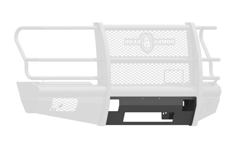 Road Armor 17-20 Ford F-250 Vaquero Front Non-Winch Plate Non-Winch Plate - Tex Blk - 617V-NWP