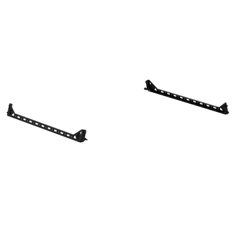 Road Armor TRECK Dual Lower 6-1/2ft Bed Accessory Rail Mounts - Tex Blk (Pair) - 650BRS-SMK-590