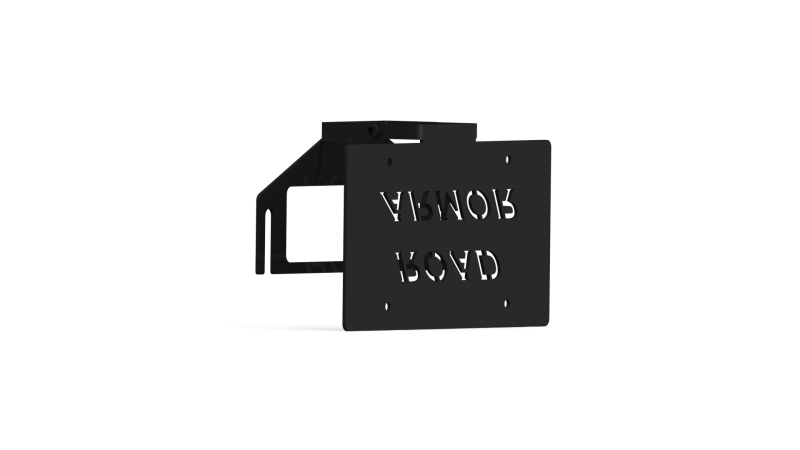 Road Armor 3.6in Offset Fairlead Mount - Tex Blk - LPF360B