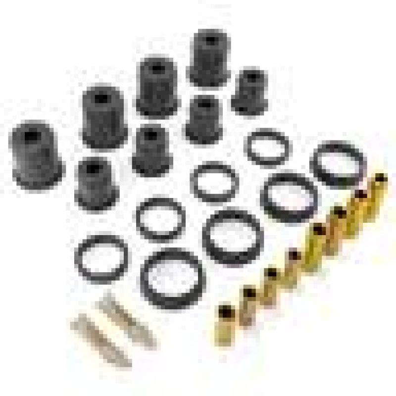 Rugged Ridge Shackle Bushing Kit Black 55-75 Jeep CJ5 - 1-805BL