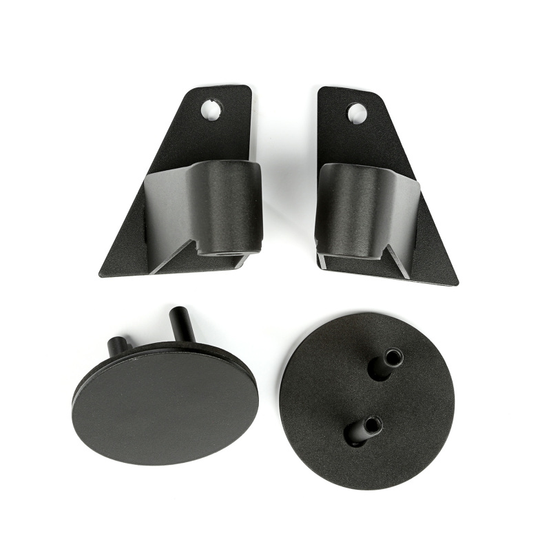 Rugged Ridge 07-18 Jeep Wrangler JK Textured Black Mirror Relocation Brackets - 11025.07