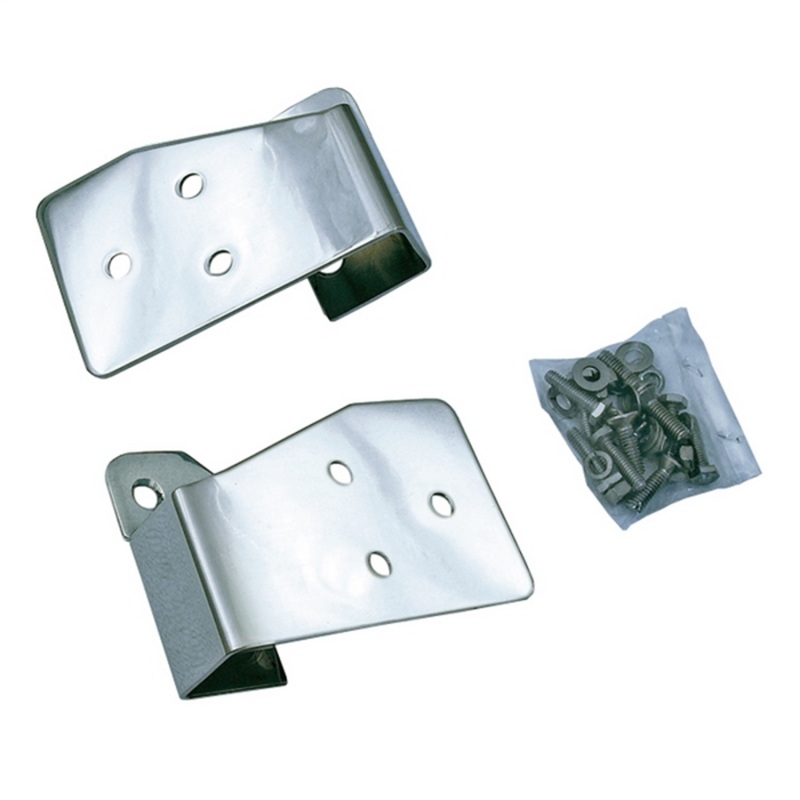 Rugged Ridge 03-06 Jeep Wrangler TJ/LJ Stainless Steel Mirror Relocation Brackets - 11026.03