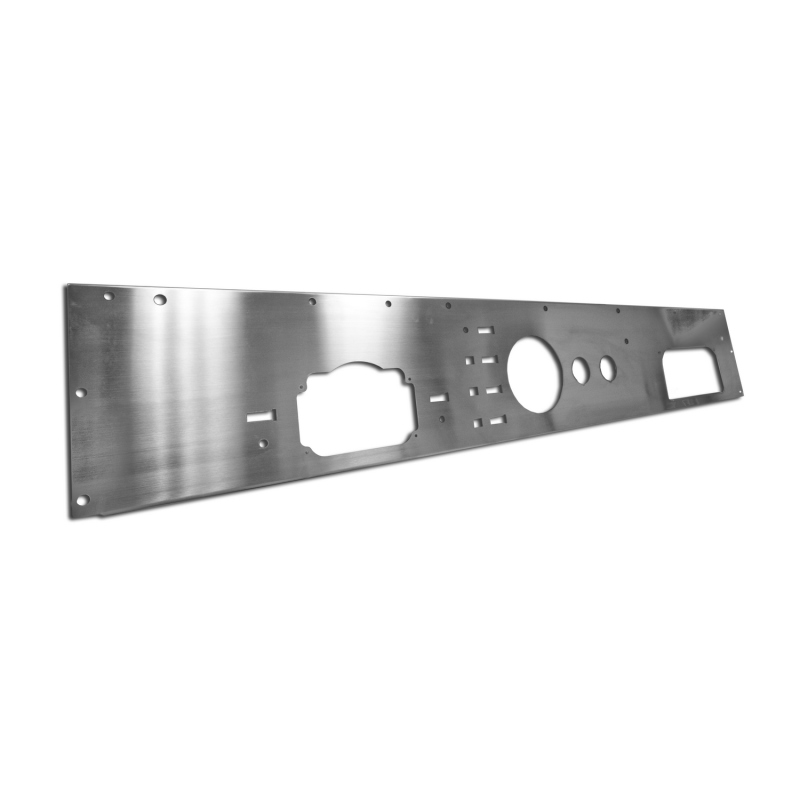 Rugged Ridge 76-86 Jeep CJ Stainless Steel Dash Panel w/ Gauge Cut-Outs - 11144.11