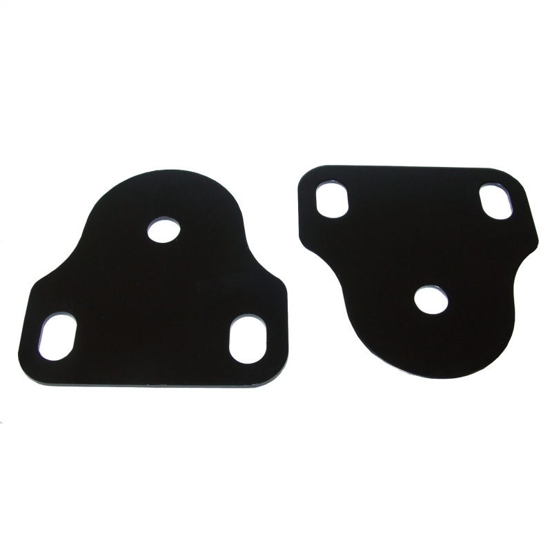 Rugged Ridge 76-95 Jeep CJ / Jeep Wrangler YJ Black Windshield Bracket Set - 11208.01