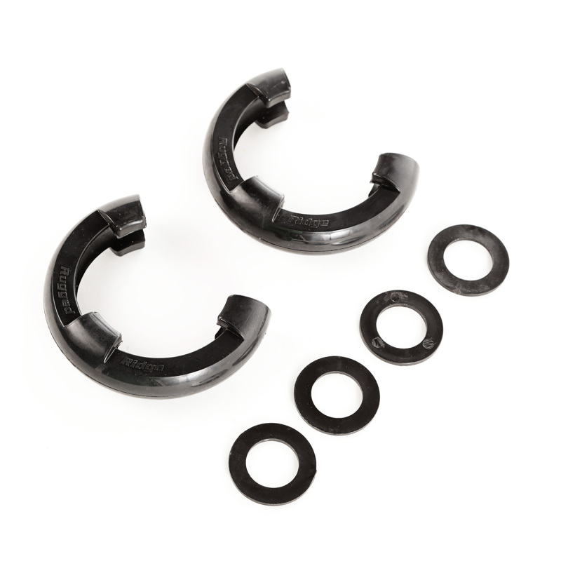 Rugged Ridge Black 7/8in D-Ring Isolator Kit - 11235.40