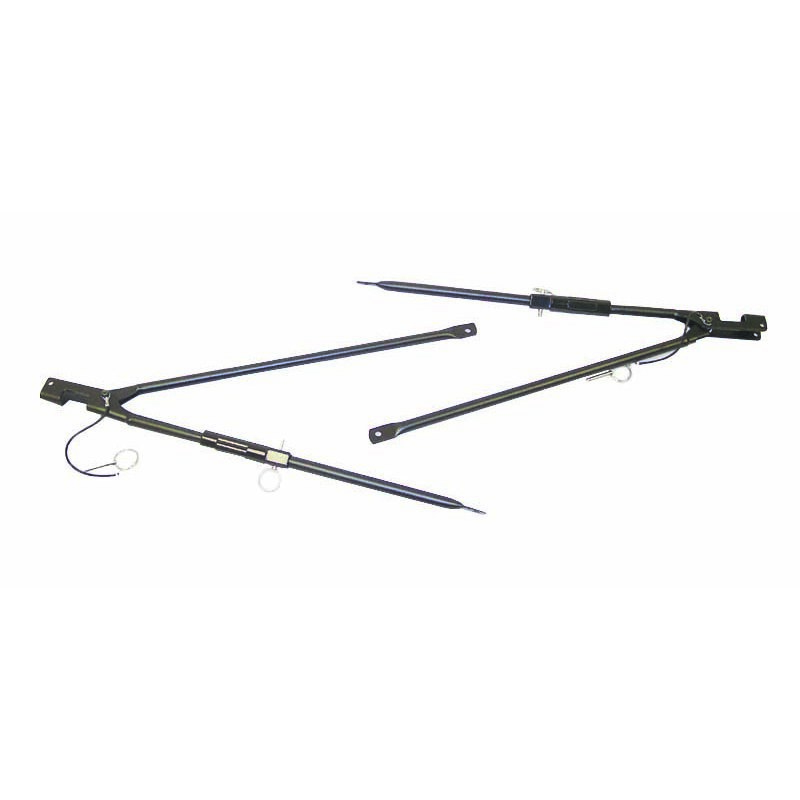 Rugged Ridge 87-95 Jeep Wrangler YJ Adjustable S-Top Spreader Bar - 11251.02