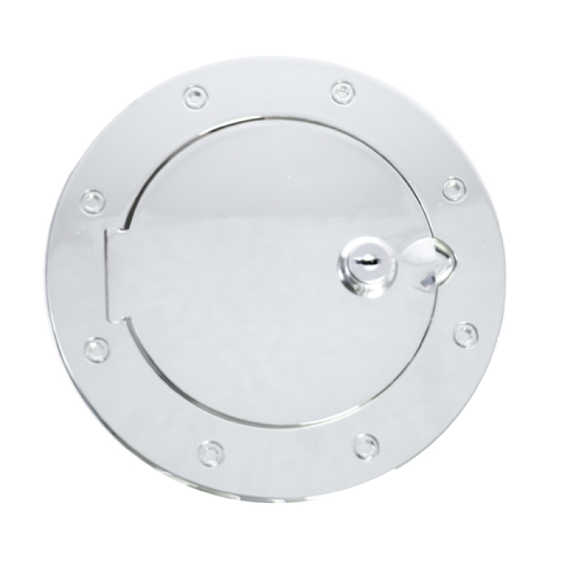 Rugged Ridge Locking Gas Cap Door Polished Alum 97-06TJ - 11425.07