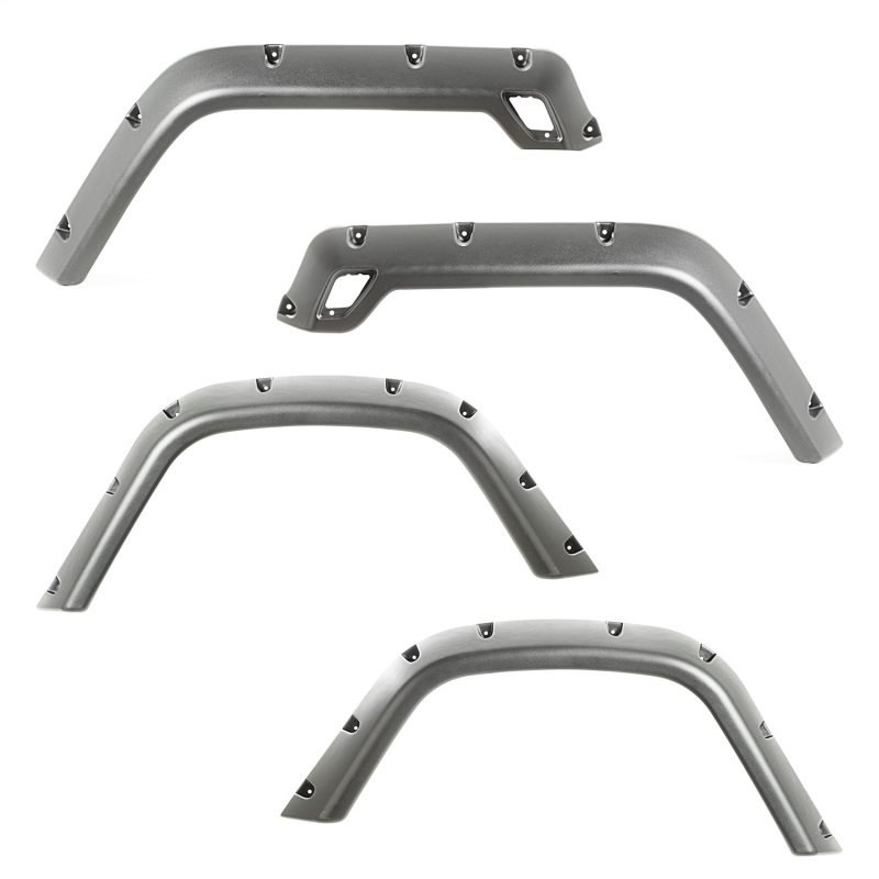 Rugged Ridge 4-Piece Fender Flare Kit 97-06 Jeep Wrangler - 11630.30