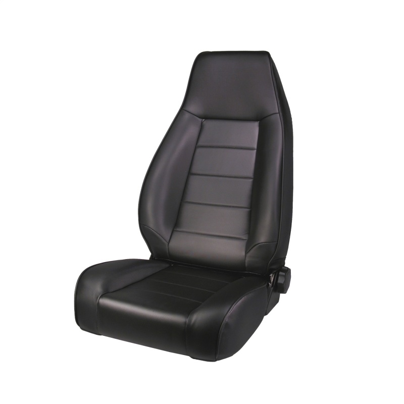 Rugged Ridge High-Back Front Seat Reclinable Black Denim 76-02 CJ&W - 13402.15