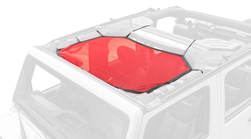 Rugged Ridge Eclipse Sun Shade Front Red 07-18 Jeep Wrangler - 13579.24