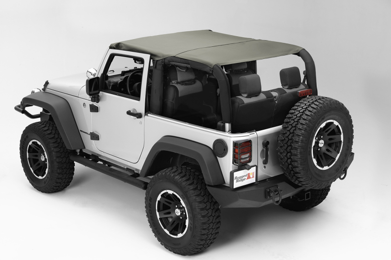 Rugged Ridge Pocket Island Topper Khaki Diamond 10-18 JK - 13591.36