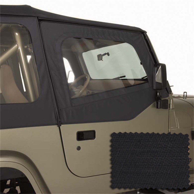 Rugged Ridge Door Skins Black Diamond 88-95 Jeep Wrangler YJ - 13716.35