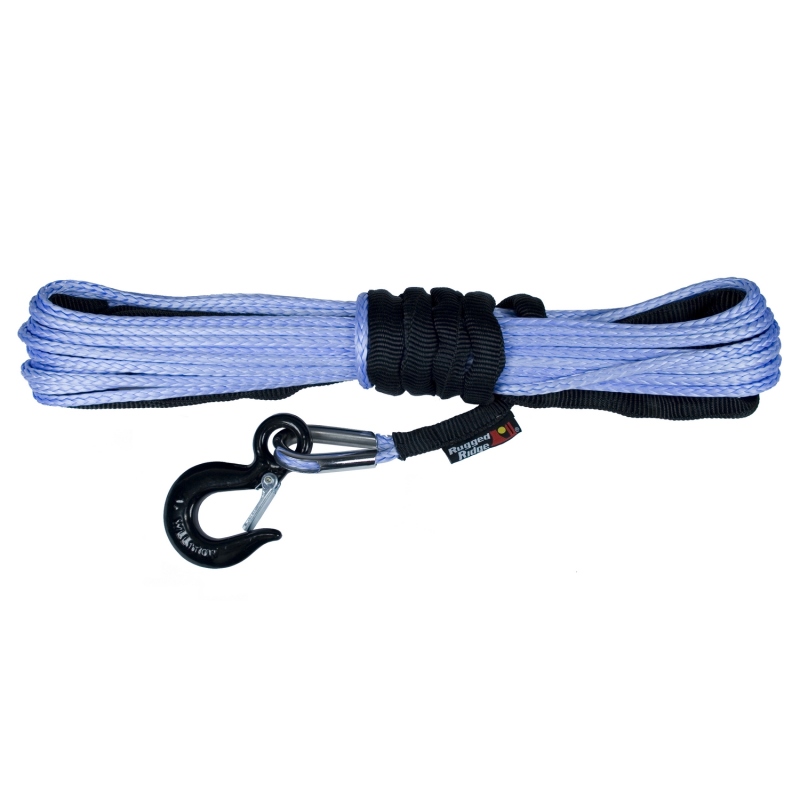 Rugged Ridge Synthetic Winch Line Blue 1/4in X 50 feet - 15102.31