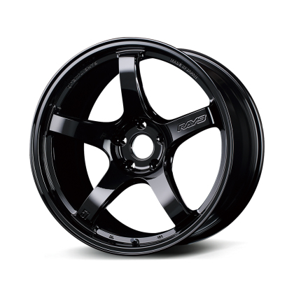 Gram Lights 57CR 18x10.5 +22 5x114.3 Gloss Black Wheel - WGCRAC22EGX
