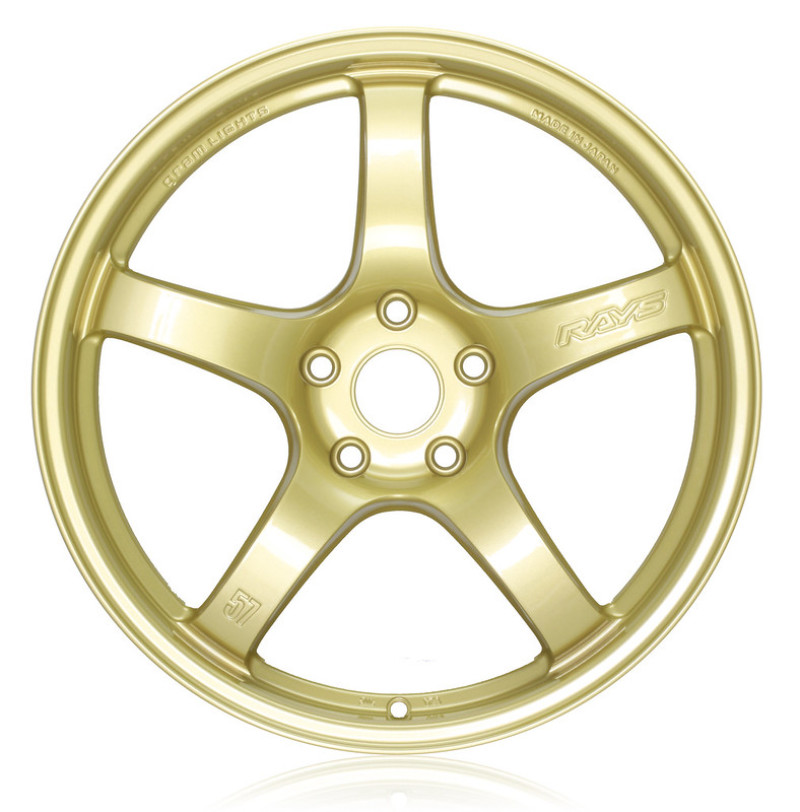 Gram Lights 57CR 17x9 +38 5x100 E8 Gold Wheel (Min Order Of 20) - WGCRQ38DEGP