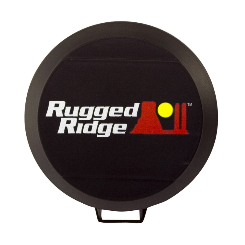 Rugged Ridge 6in HID Off Road Light Cover Black - 15210.50
