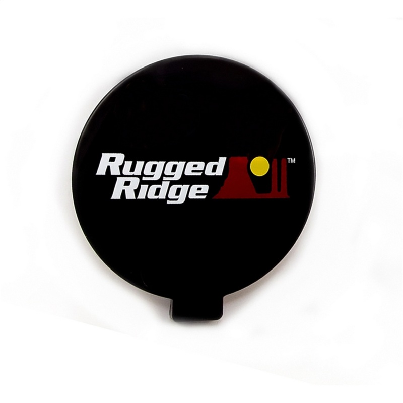 Rugged Ridge 6in Off Road Light Cover Black - 15210.53