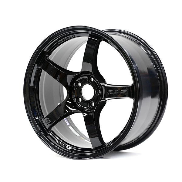 Gram Lights 57CR 18x8.5 +37 5x114.3 Gloss Black Wheel - WGCRV37EGX