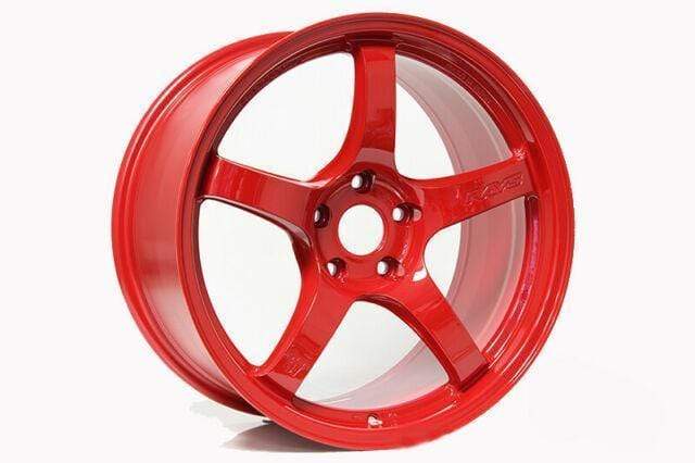 Gram Lights 57CR 18x9.5 +38 5x114.3 Milano Red Wheel - WGCRX38EMRP