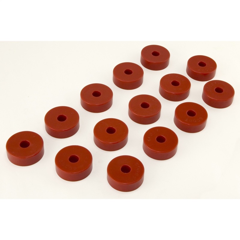 Rugged Ridge Body Mount Kit Red 55-73 CJ 14 Pieces - 18351.01