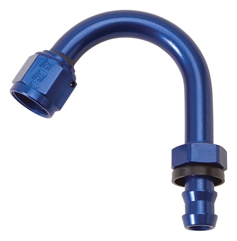 Russell Performance -8 AN Twist-Lok 120 Degree Hose End (3/4in Radius) - 626010
