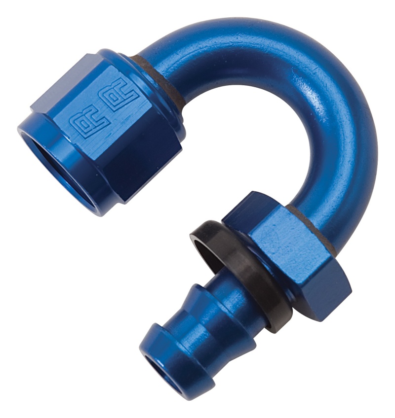 Russell Performance -8 AN Twist-Lok 180 Degree Hose End (3/4in Radius) - 626070