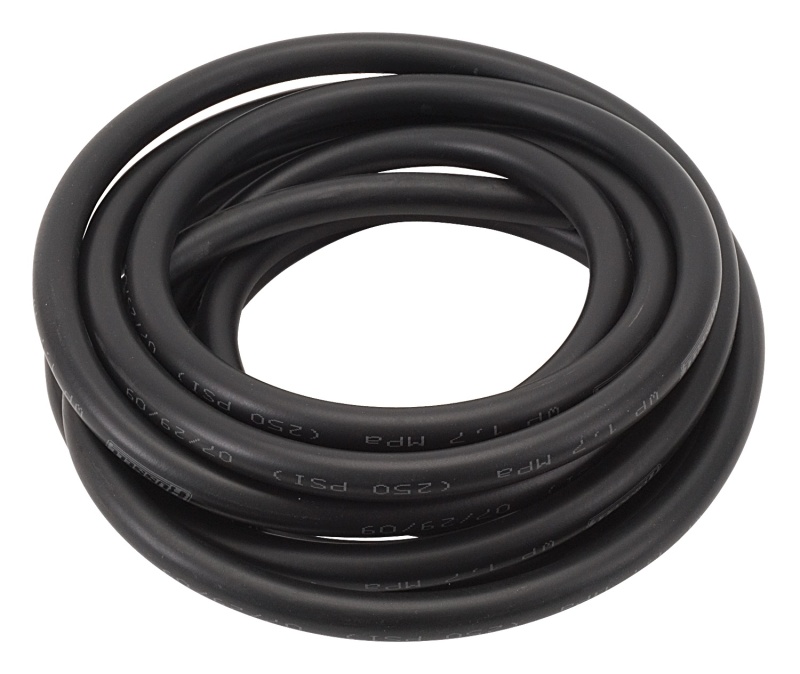 Russell Performance -6 AN Twist-Lok Hose (Black) (Pre-Packaged 10 Foot Roll) - 634143