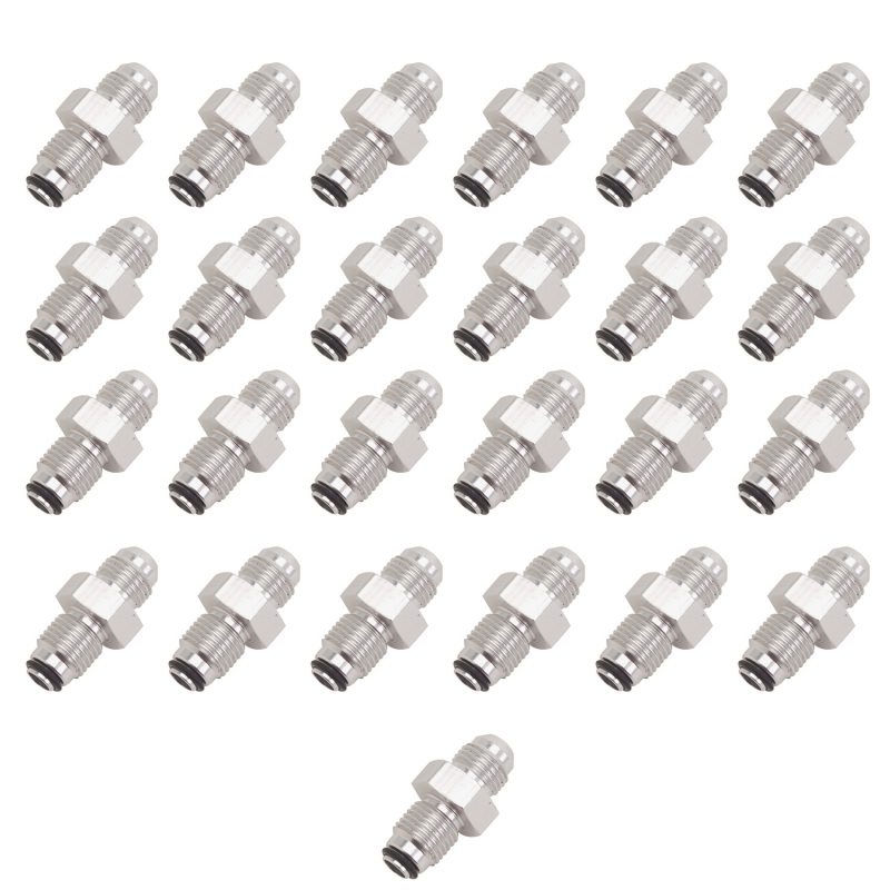 Russell Performance -6 AN (male to 9/16in-18 O-ring seal) Power Steering Adapter (25 pcs.) - 648029