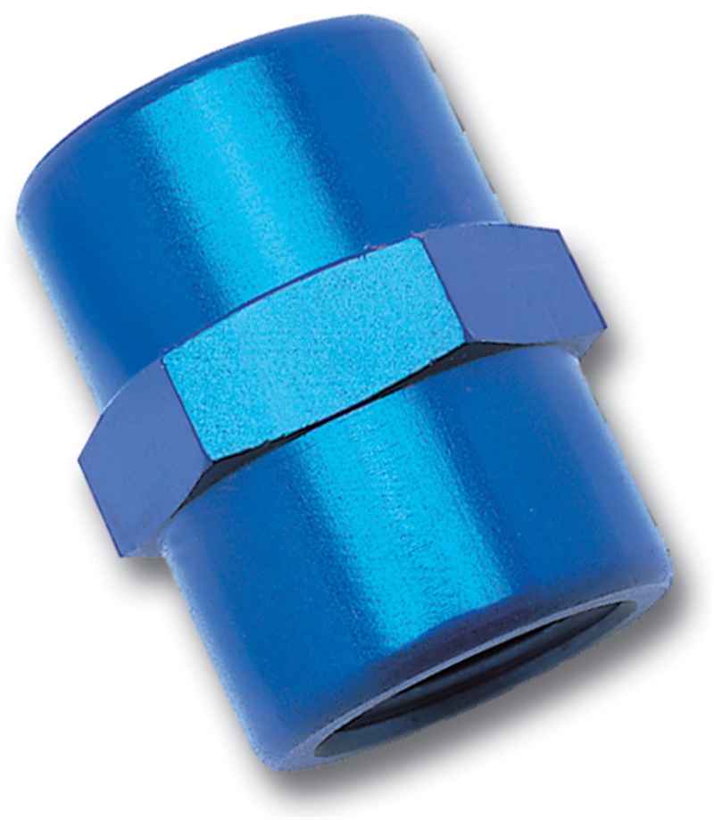 Russell Performance 1/8in Female Pipe Coupler (Blue) - 661440