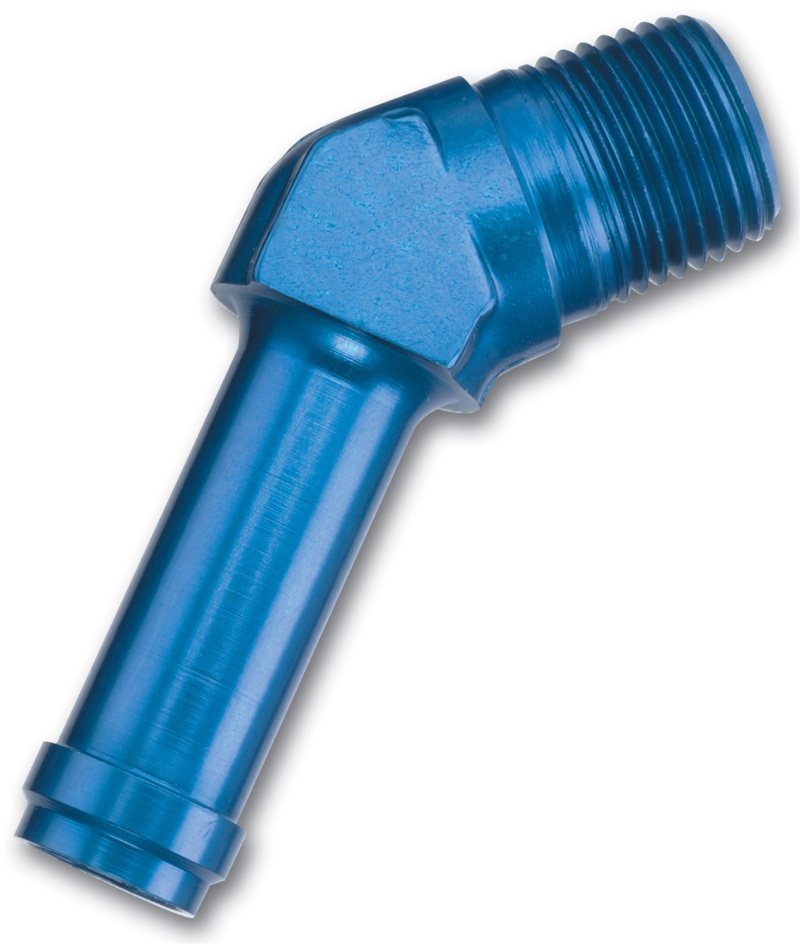 Russell Performance -10 AN 45 Degree 1/2in Pipe to 5/8in Tube Adapter - 663080