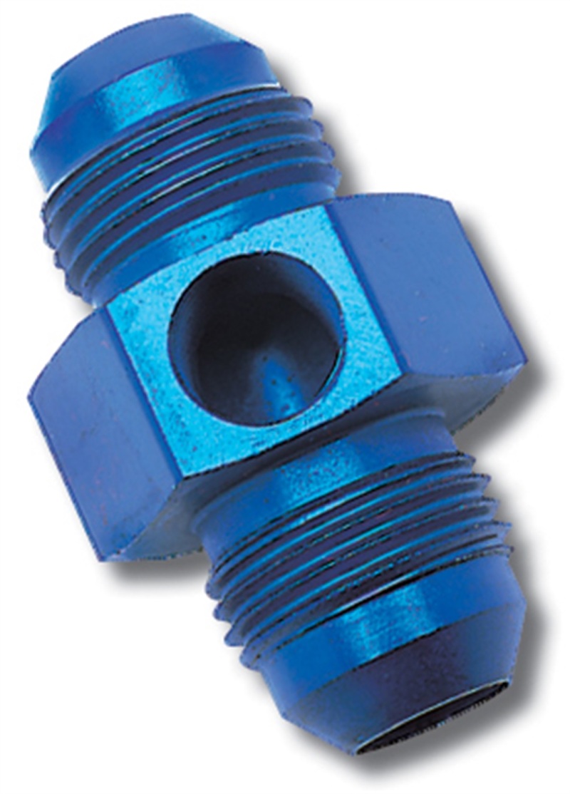 Russell Performance -8 AN Fuel Union Pressure Adapter (Blue) - 670010