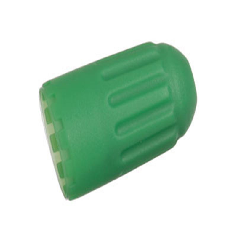 Schrader TPMS Plastic Green Sealing Snap-In Valve Cap - 100 Pack - 20695