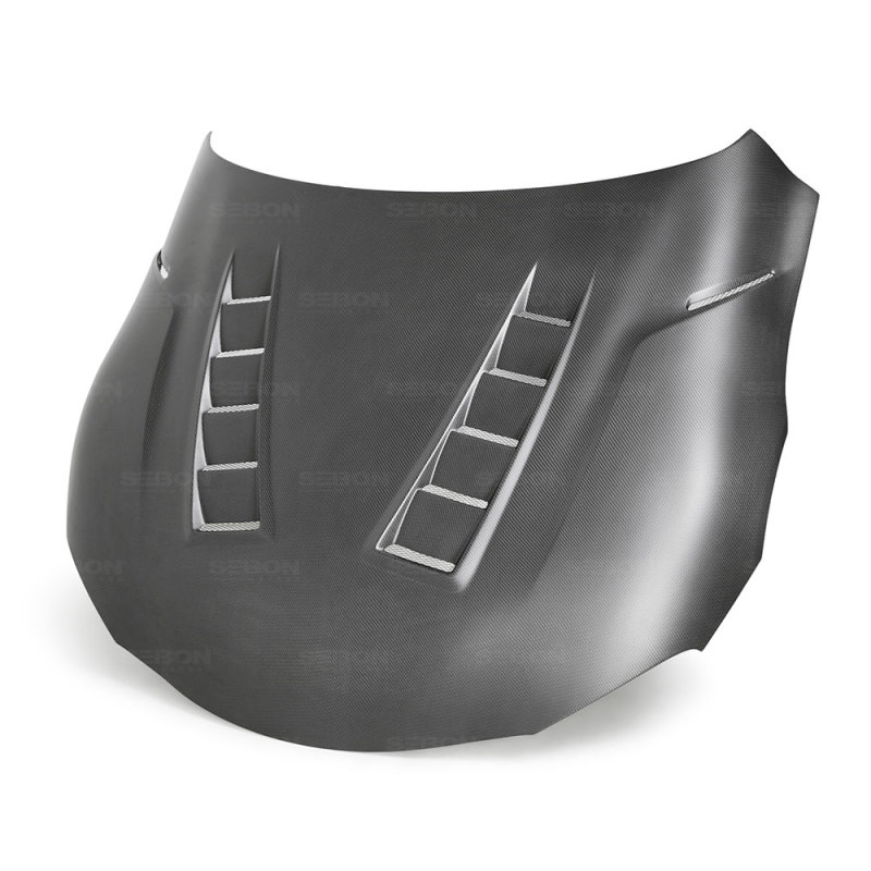 Seibon 2020+ Toyota GR Supra TS-Style Dry Carbon Fiber Hood - HD20TYSUP-TS-DRY