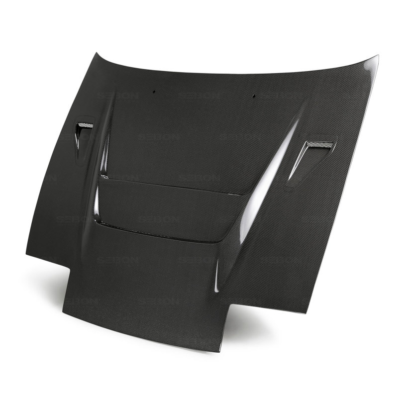 Seibon 89-94 Nissan 180SX/240SX DVII Carbon Fiber Hood - HD8994NS240-DVII