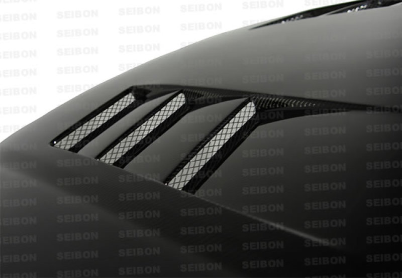 Seibon 99-00 Honda Civic (EM1/EJ6/7/8/EK9) TS-Style Carbon Fiber Hood - HD9900HDCV-TS