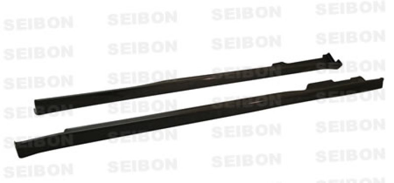 Seibon 96-00 Honda Civic 2DR/HB TR Style Carbon Fiber Side Skirts - SS9600HDCV2D-TR