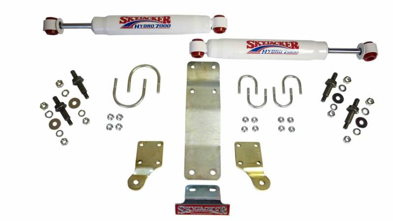 Skyjacker 2007-2017 Jeep Wrangler (JK/JKU) (Use w/ JK717TR) Dual Steering Damper Kit w/ Hydro 7000 - 7206