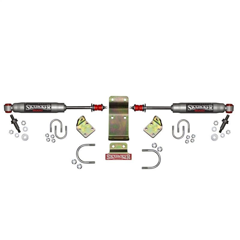 Skyjacker 2018 Jeep Wrangler JL - Silver Dual Steering Damper Kit - 9208
