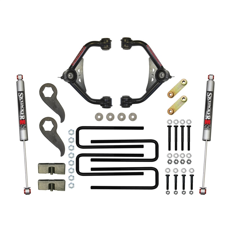 Skyjacker 2011-2019 GM 2500HD/3500HD 2WD/4WD 3-3.5in UCA Lift Kit w/Rear Monotube M9500 Shocks - C11350PM