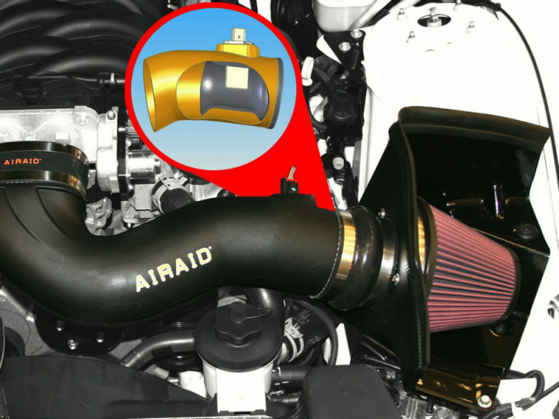 Airaid 05-09 Mustang GT 4.6L MXP Intake System w/ Tube (Oiled / Red Media) - 450-172