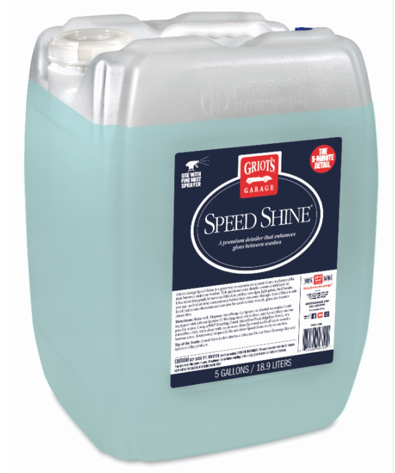 Griots Garage Speed Shine - 5 Gallons (Minimum Order Qty of 2 - No Drop Ship) - 55104