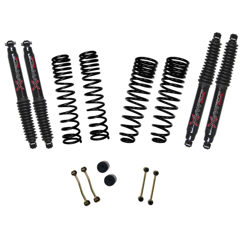 Skyjacker 2020 Jeep Gladiator JT - Rubicon Suspension Lift Kit 2.5in Fr 1.5in Rr w/ Blk Max Shocks - G251RPBLT