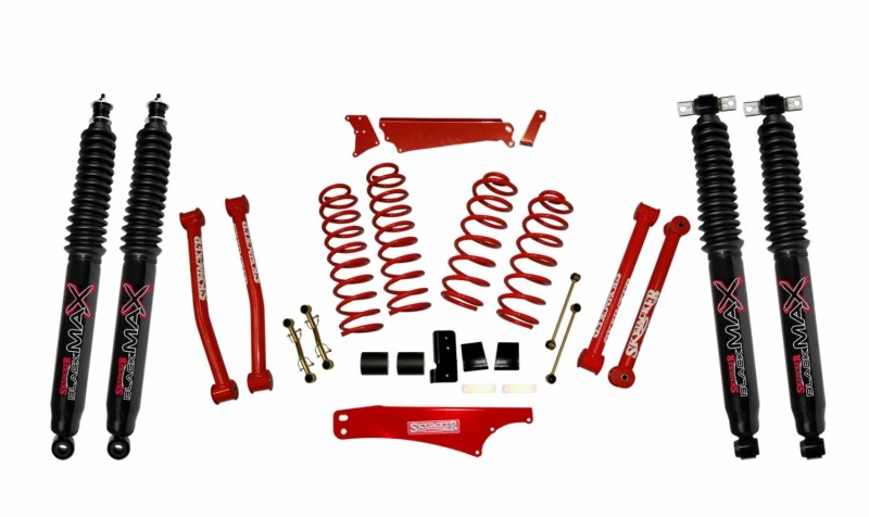 Skyjacker 4"KIT,07-09JK RED W/BLK MAX - JK401KCR-B