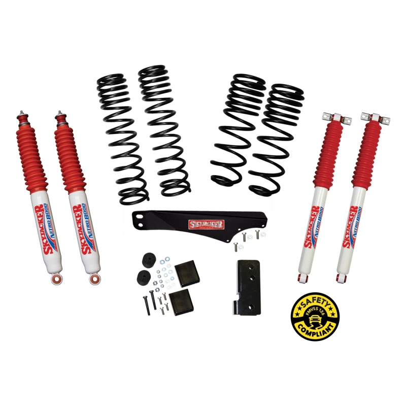 Skyjacker Jeep Wrangler JK 2-2.5in Dual Rate Long Travel Suspension Lift Kit - JK25BPNLT