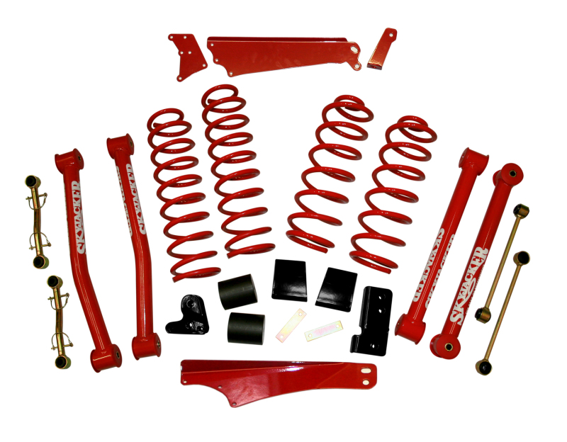 Skyjacker 4" KIT 07-09 JEEP JK / RED - JK401KCR