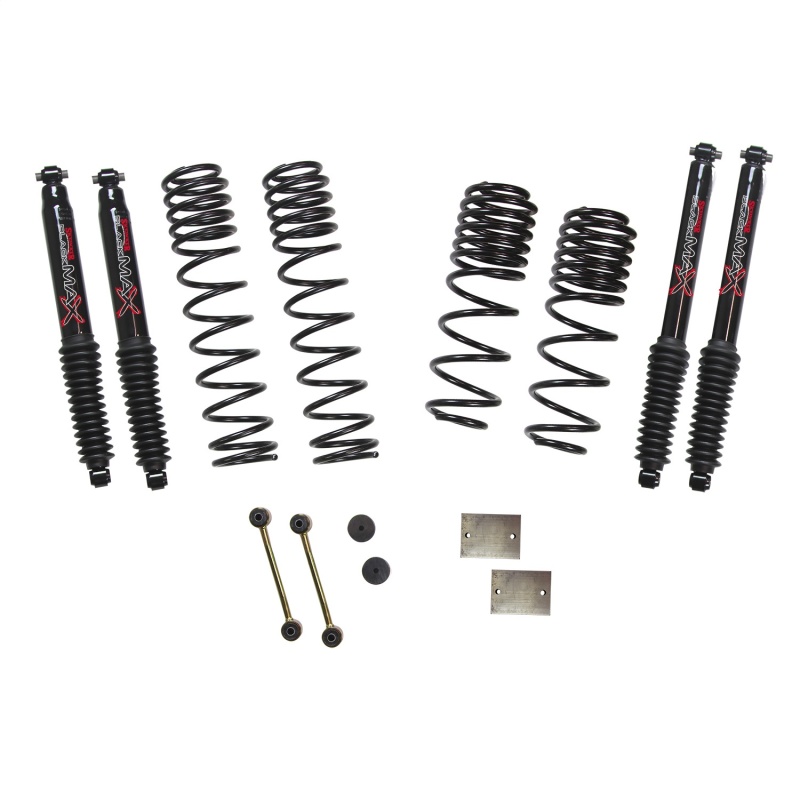 Skyjacker 2020 Jeep JL 4WD Diesel 1.5in Dual Rate Long Travel Sus Lift Kit w/ Black Max Shocks - JL15BPBLTD