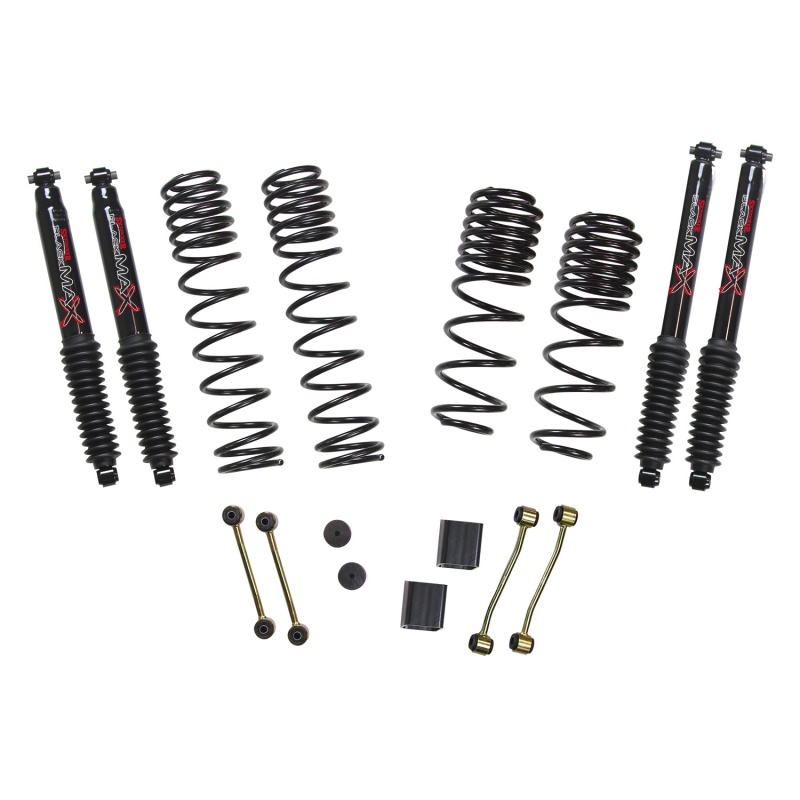 Skyjacker 2020 Jeep JL 4WD Rubicon Diesel 2.5in Dual Rate Long Trvl Sus Lift Kit w/Blk Max Shocks - JL25RBPBLTD