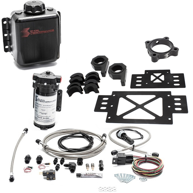 Snow Performance Stg 1 Boost Cooler RZR Turbo Water Methanol Injection Kit (SS Braid Line & 4AN) - SNO-20020-BRD