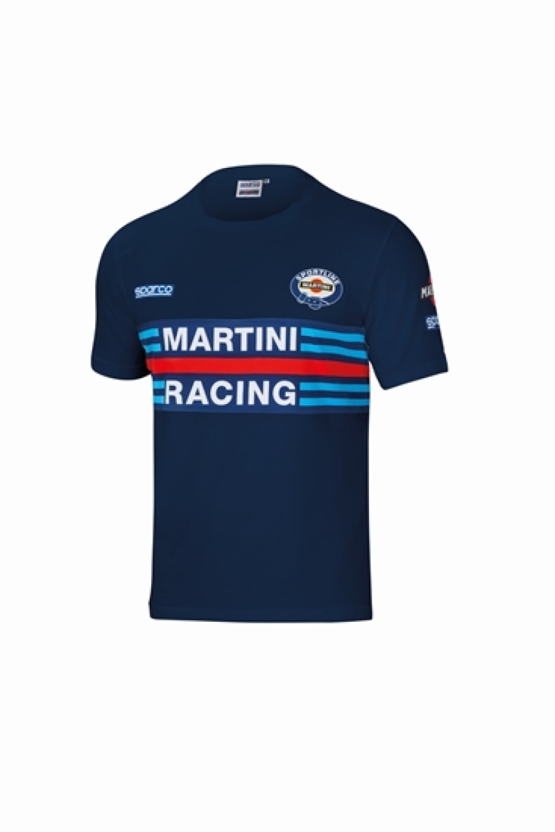 Sparco T-Shirt Martini-Racing Large Navy - 01274MRBM3L
