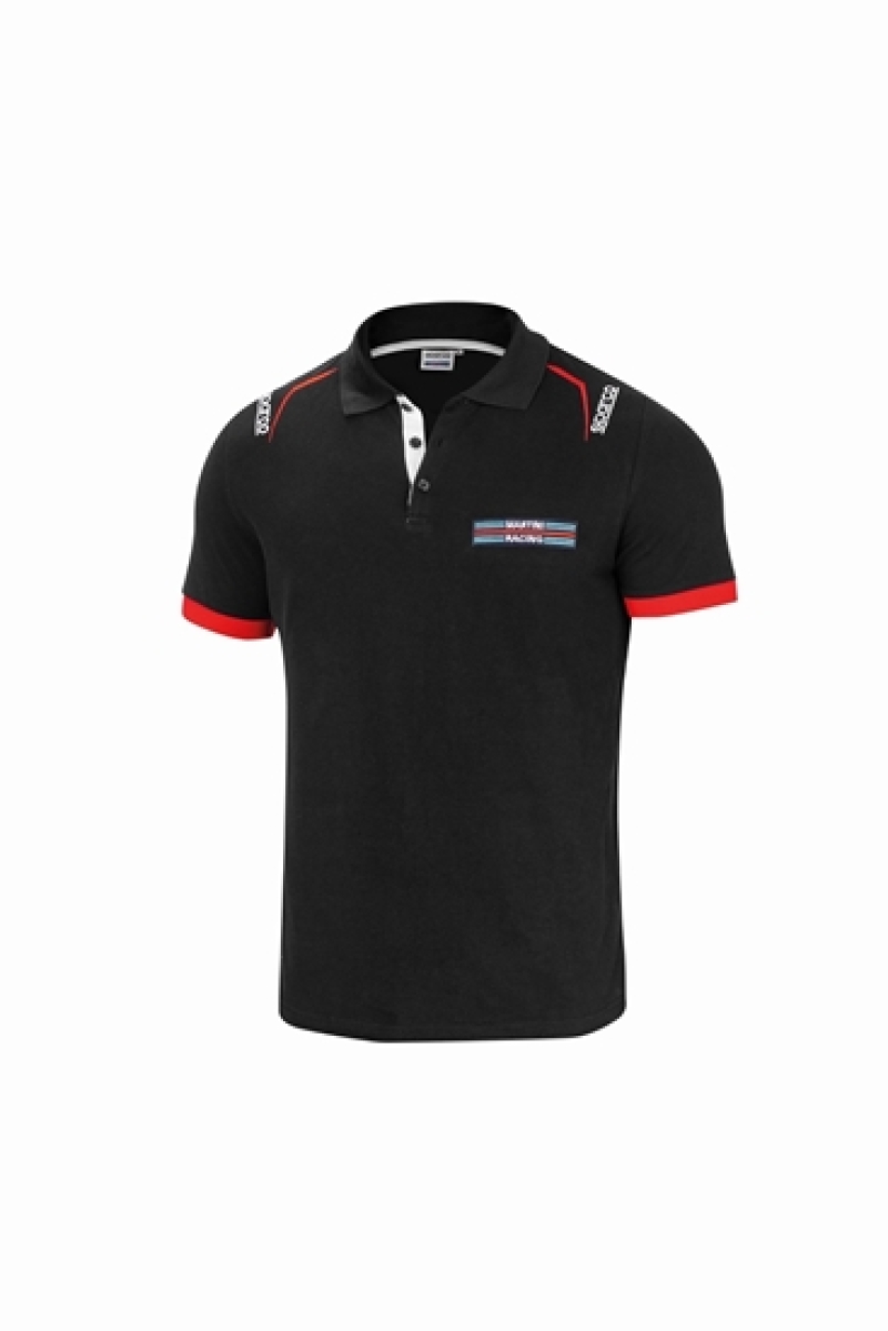 Sparco Polo Martini-Racing Large Black - 01276MRNR3L